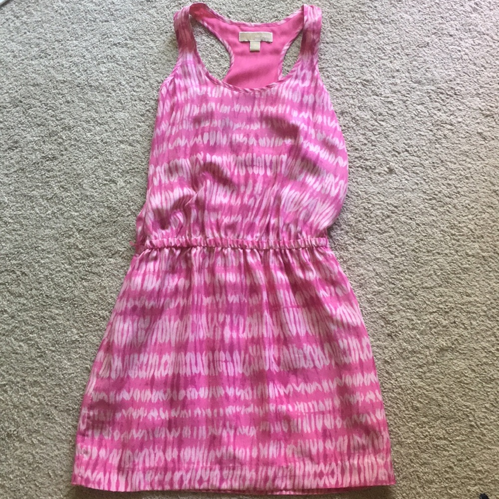 Michael Kors Pink tie dye dress